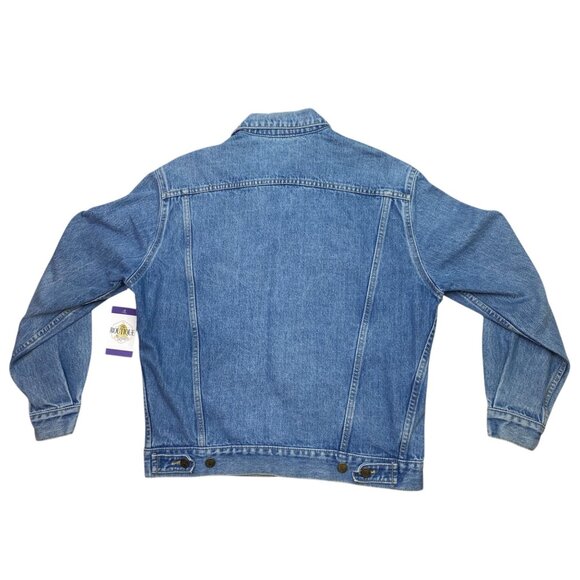 Vtg 80s Guess George Marciano Jean Trucker Jacket M Denim USA 1986 Preppy Cowboy - Picture 2 of 16